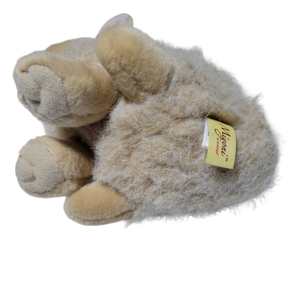 Miyoni by Aurora Rabbit 10 inch Plush Bunny Brown Realistic Stuffed Animal Toy - Picture 6 of 9